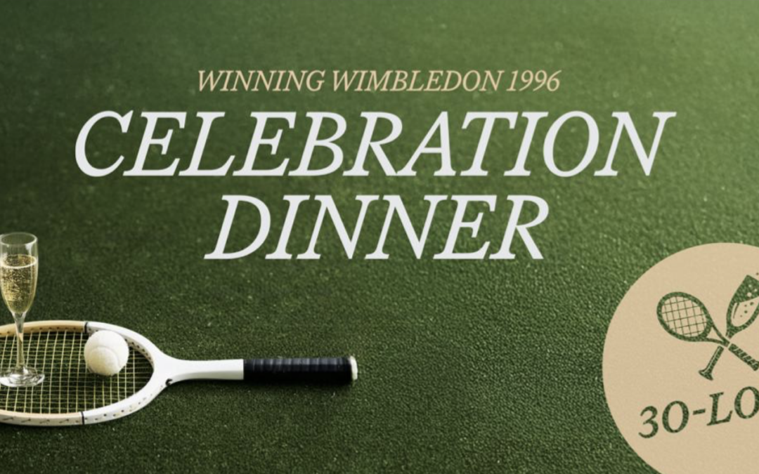 OLYMPISCH STADION DECOR VOOR EXCLUSIEF 30-LOVE! CELEBRATION DINNER TEN BATE VAN DE KRAJICEK FOUNDATION